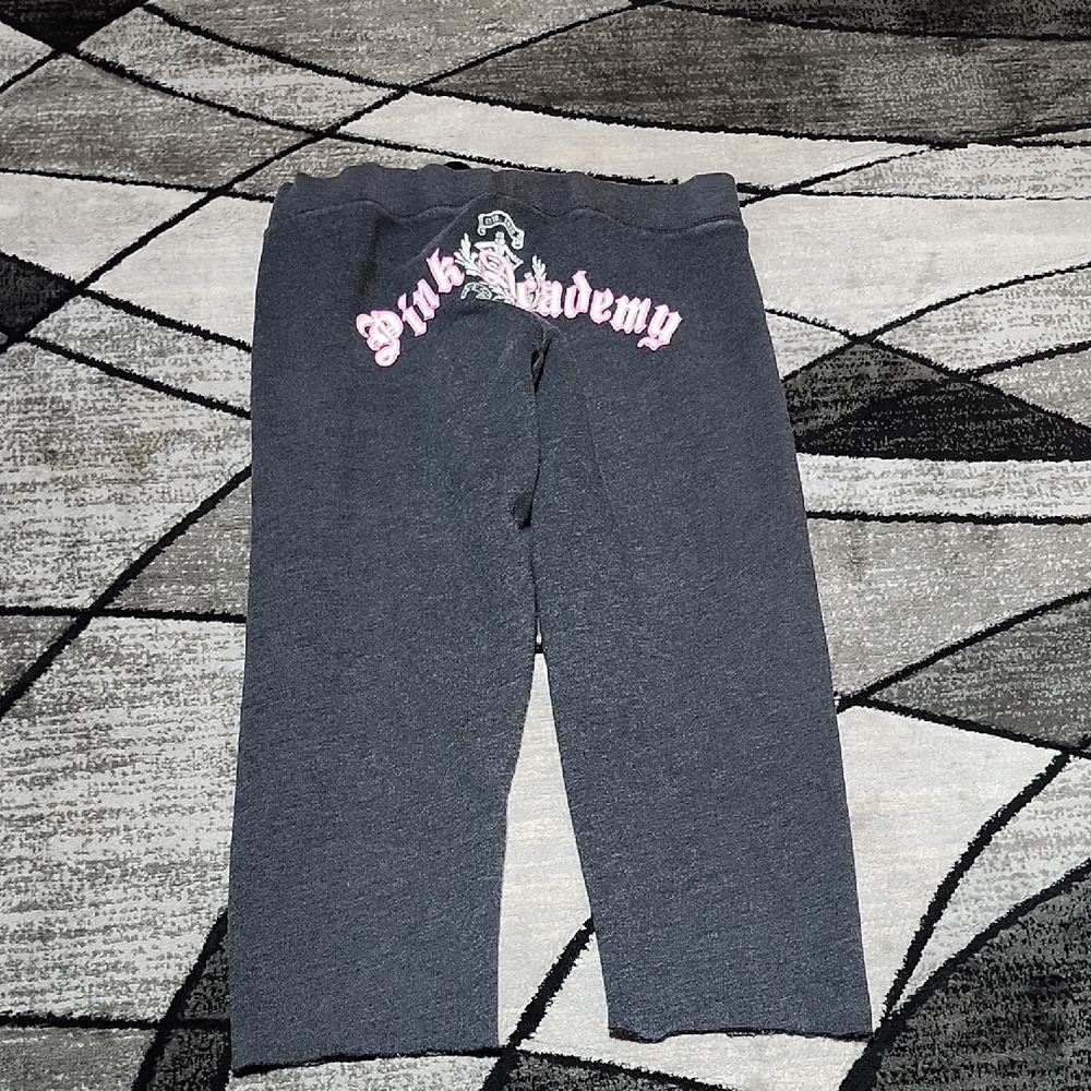 VINTAGE VS PINK ACADEMY 2006 RAW-HEM CROPPED MY FAVORITE SWEATS